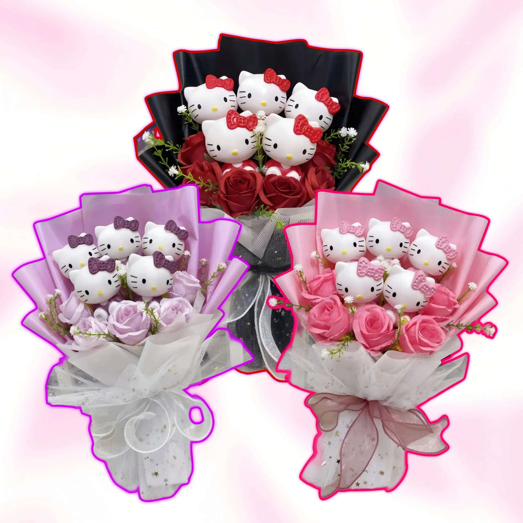 Hello Kitty Premium Bloom Rose Bouquet