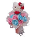 Hello Kitty Pastel Roses Flower Bouquet