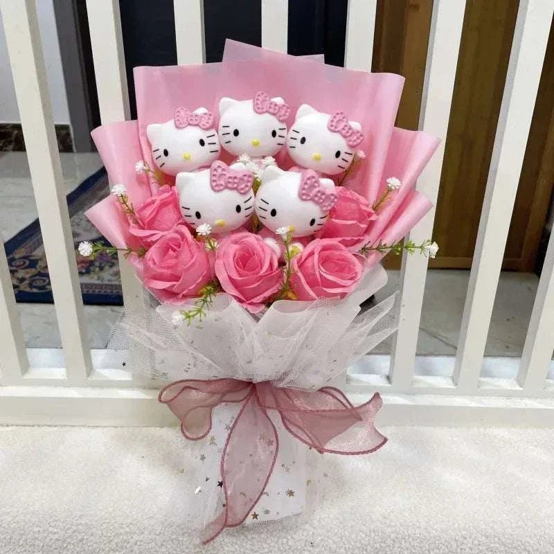 Hello Kitty Premium Bloom Rose Bouquet