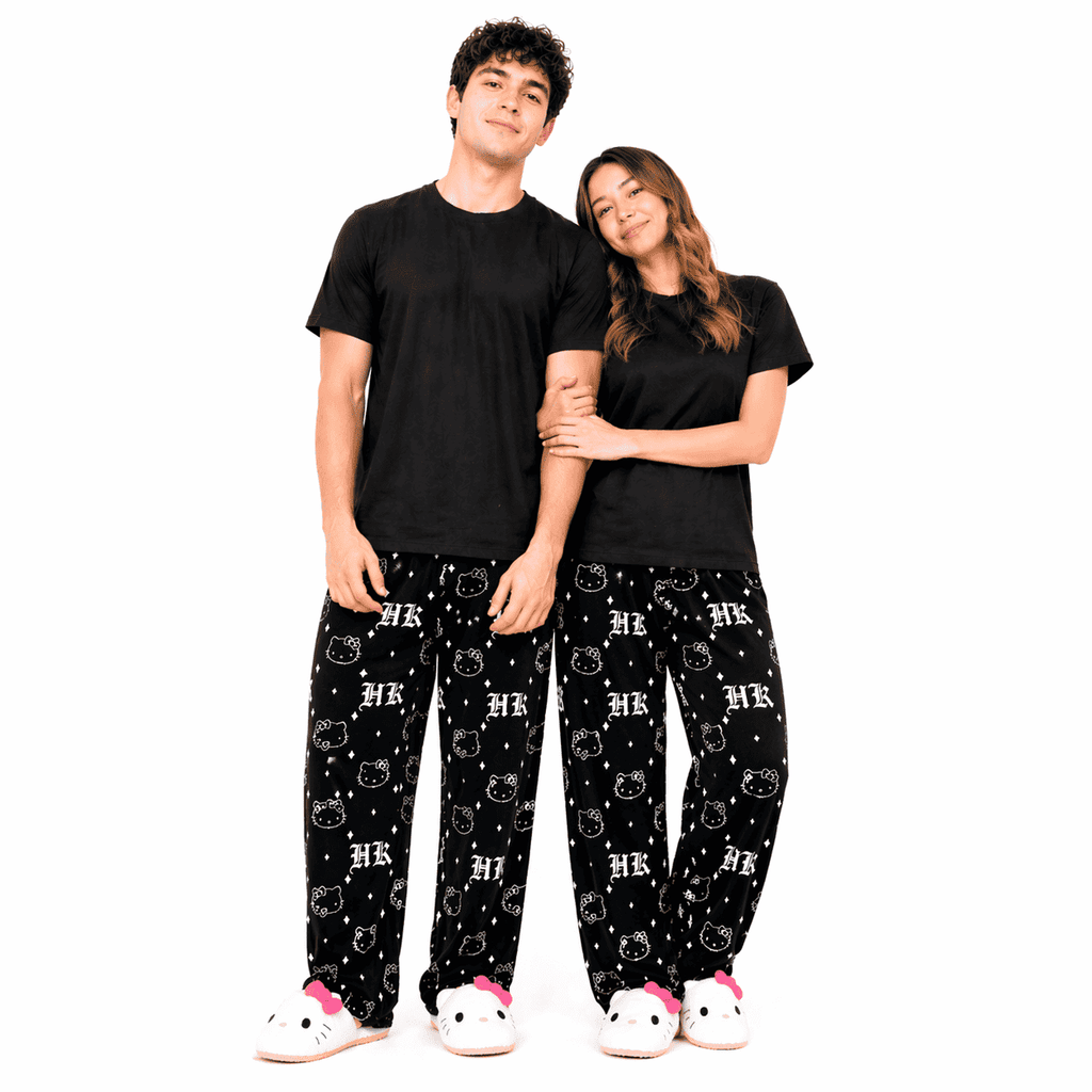 Hello Kitty Dark HK Monogram Pajama Pants